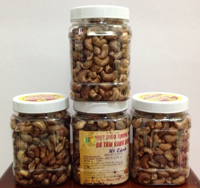 Hạt Điều Rang Muối Còn Vỏ Lụa Thơm Ngon (Hủ 500gr ) - Hạt Điều Bình Dương