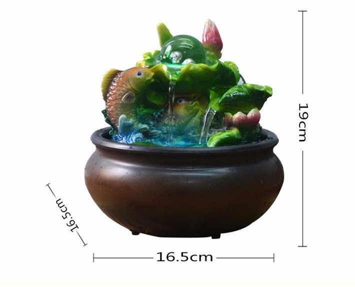 Thác nước phong thủy CÁ CHÉP VÀNG 3