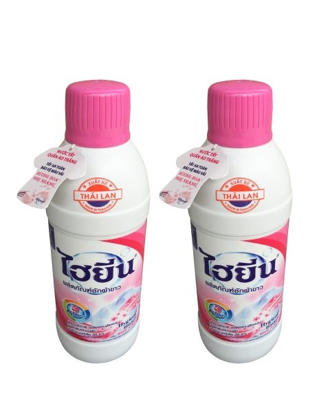 Bo 2 nuoc tay quan ao trang hong Hygiene 600ml