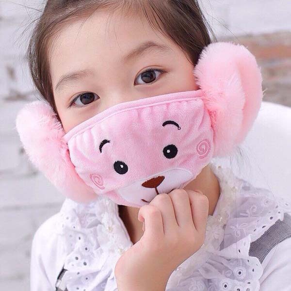 Bán sỉ khẩu trang bịt tai giữ ấm cho bé