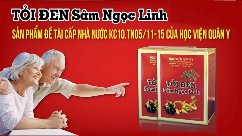 Tỏi đen Sâm Ngọc Linh Học Viện Quân Y