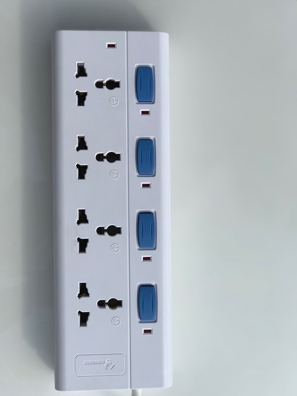 Ổ cắm điện 4 socket đa năng tiếp đất Gongniu 3