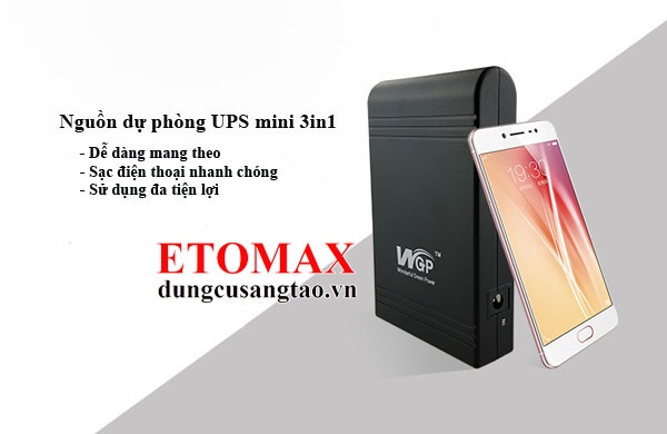 Nguồn dự phòng UPS mini 3in1
