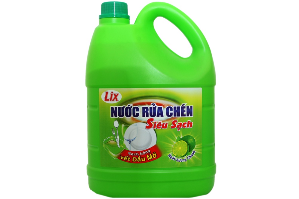 Nước rửa chén Lix Siêu sạch hương Chanh can 36kg Gia Phát Trade