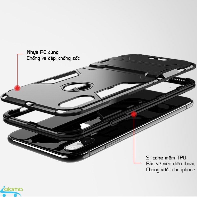 Ốp lưng kiêm giá đỡ cho Iphone sang trọng KUMENG KM-IP88 gia dụng aloma
