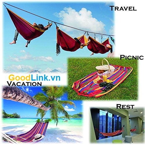 YUEDGE-Single-Portable-Light-Weight-Outdoor-Travel-Camping-Multifunctional-Durable-Canvas-HammockSingle-Blue-0-4.jpg