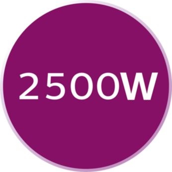 2500 W để làm nóng nhanh và có hiệu suất mạnh
