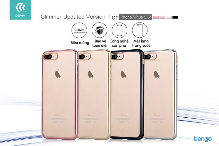 Ốp lưng iPhone 8/7 Plus DEVIA Glimmer Version