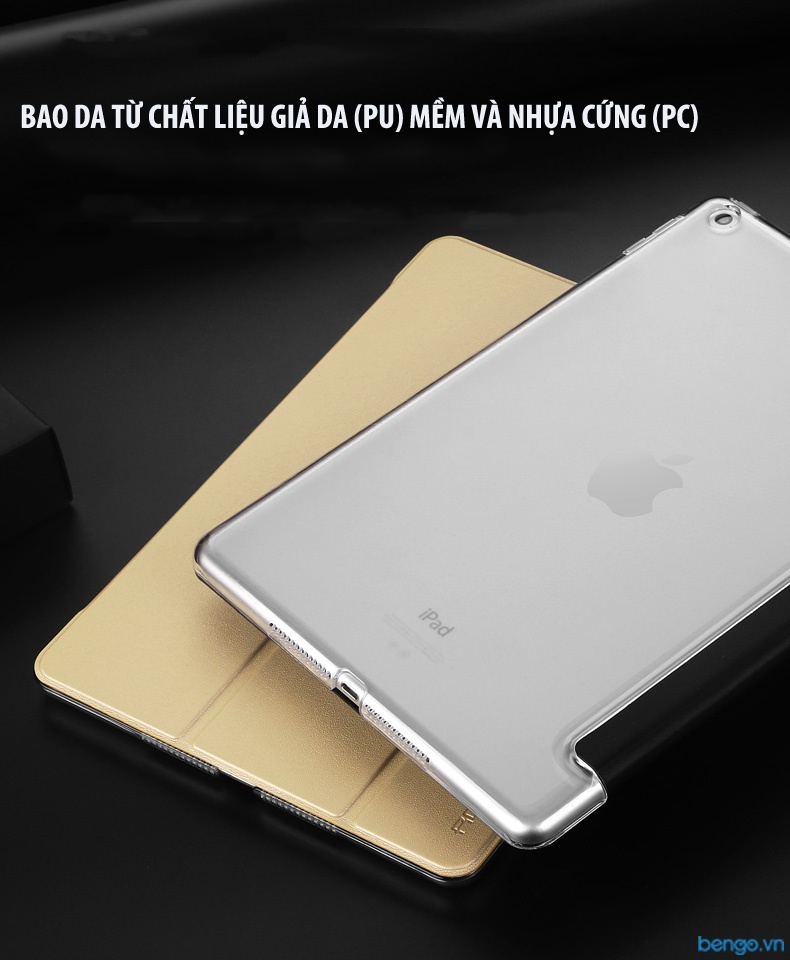 Bao da New iPad 9.7 inches (2017) ROCK họa tiết hoa văn