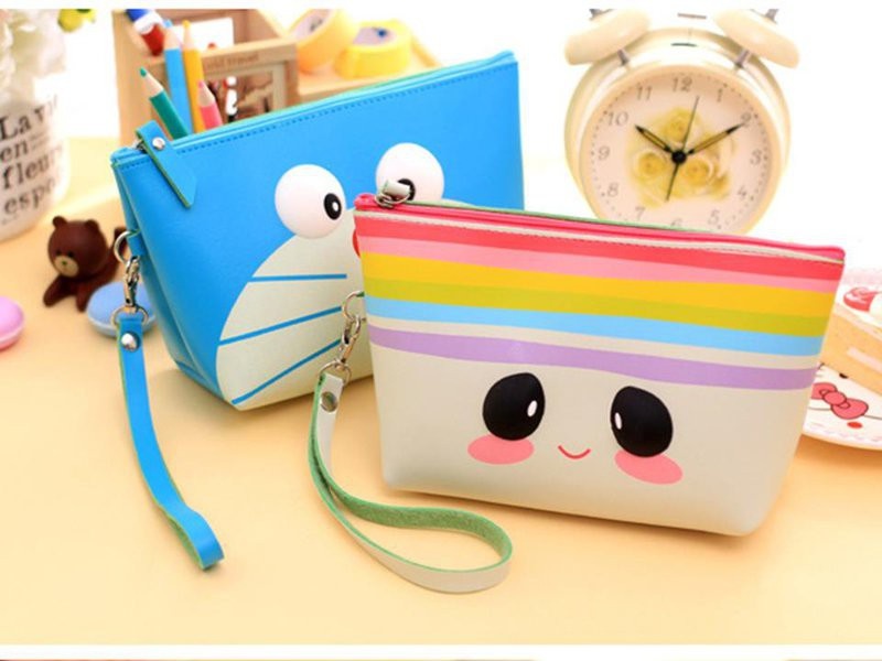 Túi đựng mỹ phẩm hoạ tiết hoạt hình. 6