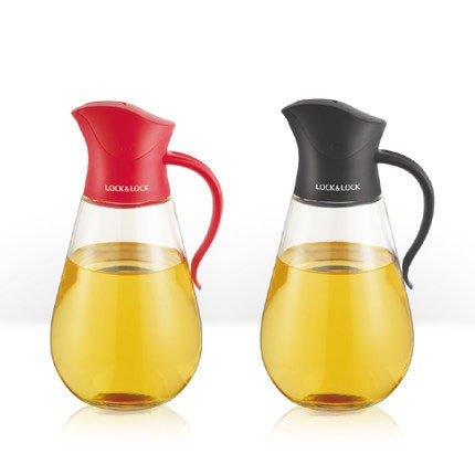 Bình thủy tinh rót dầu Lock&Lock 550ml CK0101BLK