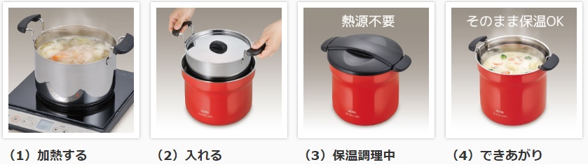 Cách dùng nồi ủ Thermos