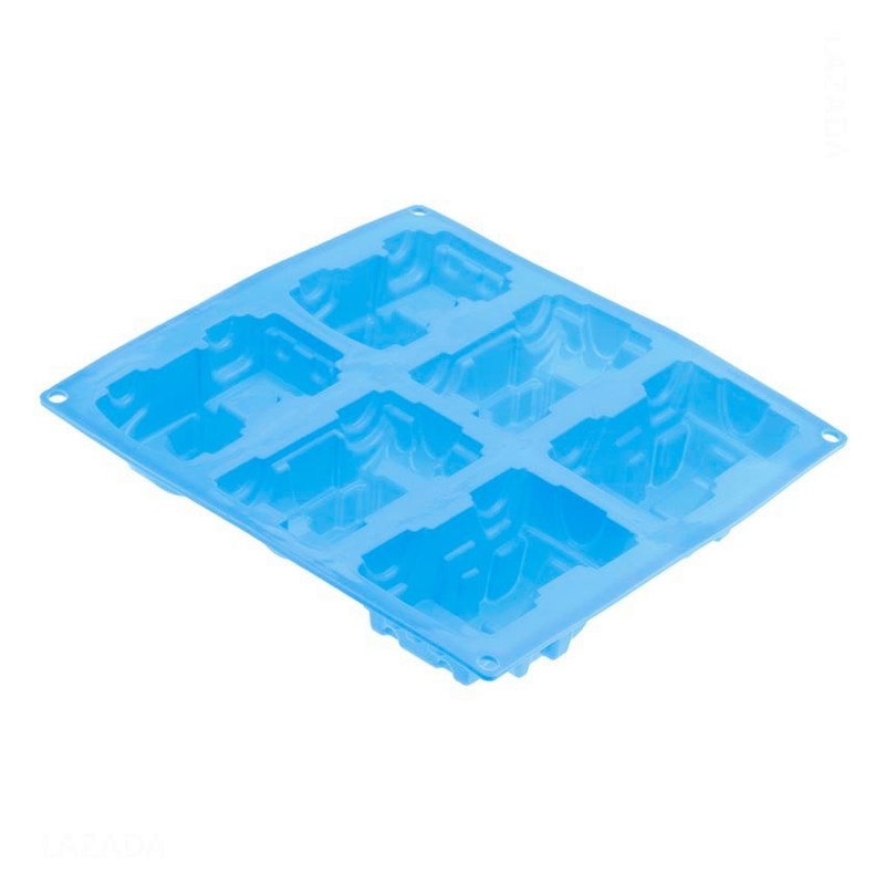 Khuôn nướng bánh silicon xe hơi 6 hình HT3640-00GRE 1