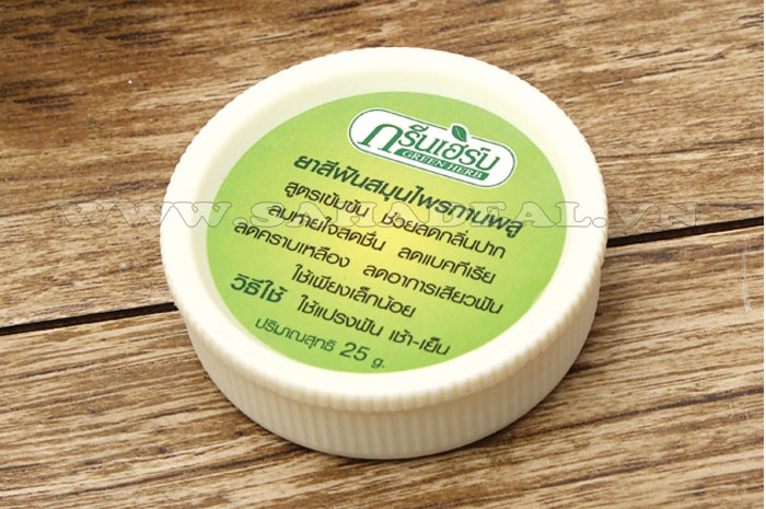 Sahadeal - Kem Tẩy Trắng Răng Green Herb Thái Lan