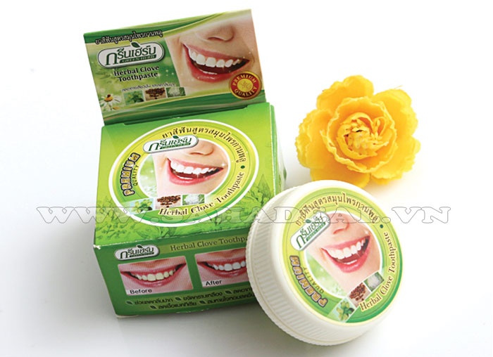 Sahadeal - Kem Tẩy Trắng Răng Green Herb Thái Lan