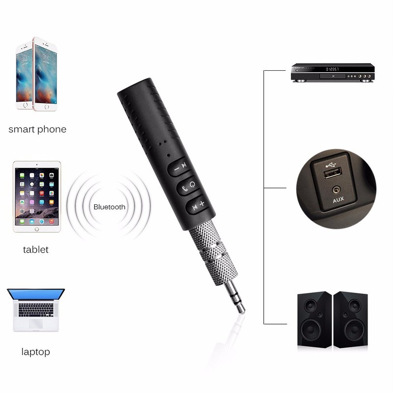 Bluetooth Aux Receiver Adapter 4.1 Bluetooth Rảnh Tay 1