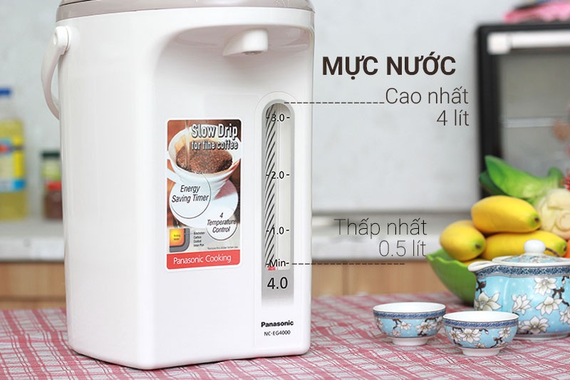 Bình thủy điện Panasonic NC-EG4000CSY 4 lít