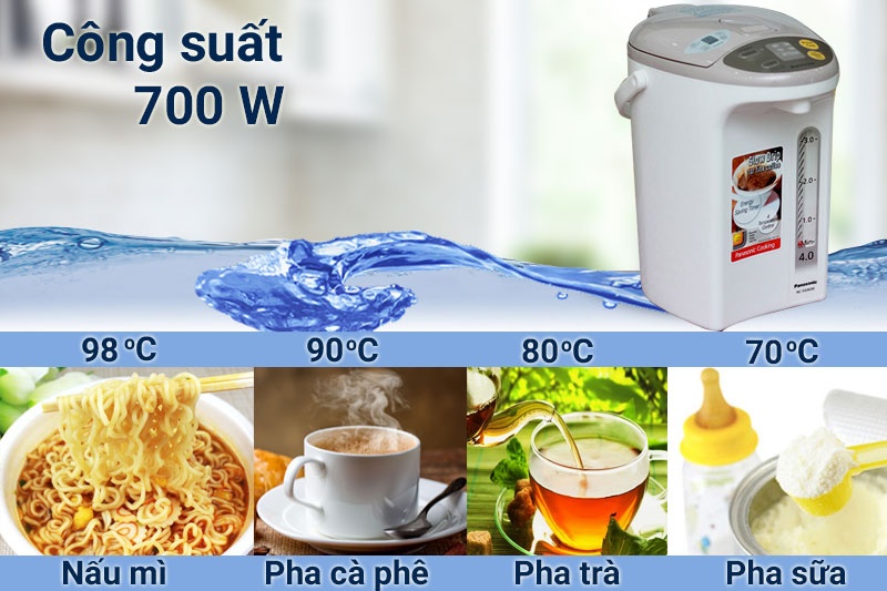 Bình thủy điện Panasonic NC-EG4000CSY 4 lít